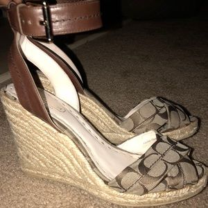 Coach signature fabric espadrilles